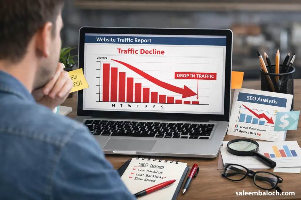 Declining website tr