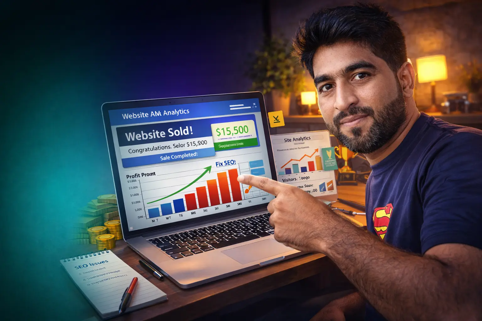 How I Started Selling Websites and Earned Thousands of Dollars Monthly